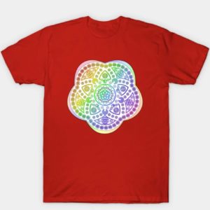 The EPCOT Lotus Mandala: classic pavilion icons in a fancy rainbow!